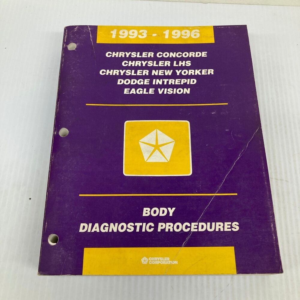 Chrysler Dodge Eagle Body Diagnostic Procedures 1993